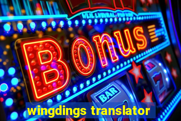 wingdings translator